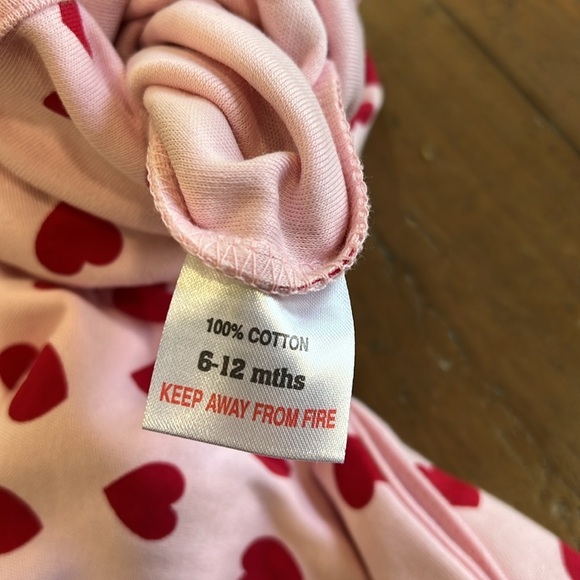 Bob & blossom pink heart romper nwt - Picture 4 of 5